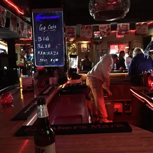 Stocking the bar