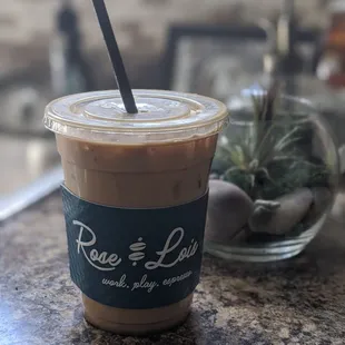 Iced Vanilla Latte