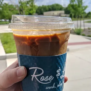 Iced Carmel Macchiato