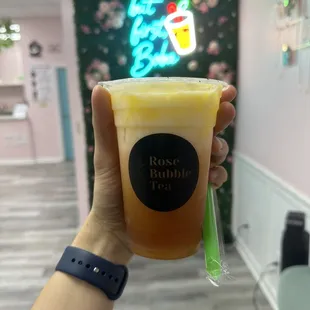 Mango thai tea