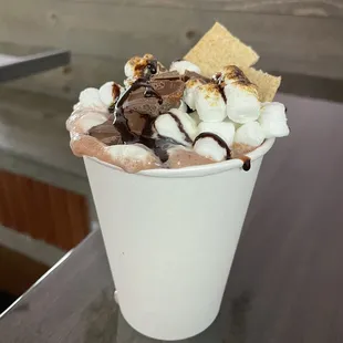 Liquid S'mores Hot Chocolate