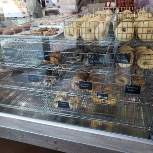 Super Fresh bagels made with a sourdough starter