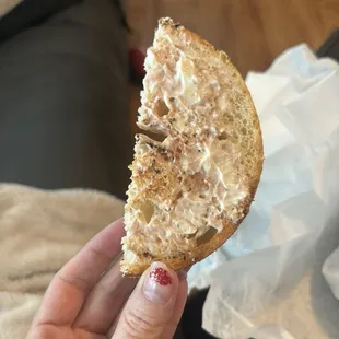 Bagel and cream cheese