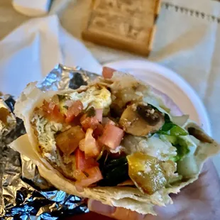 Veggie Breakfast Burrito