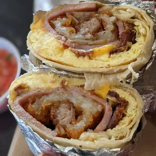 Breakfast burrito