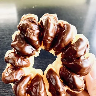 Chocolate cruller