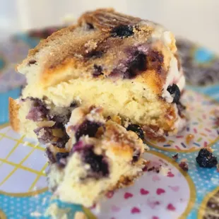 Lemon Blurberry slice