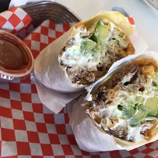 Steak and Fries Burrito