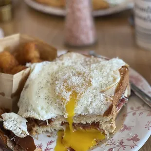 Bleeding Croque Madame