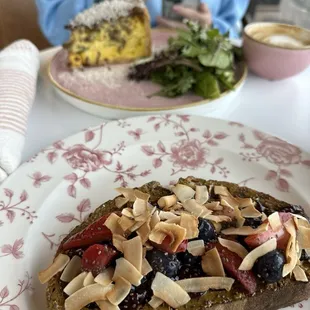 Nut and Berry Tartine