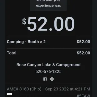 Charged by Shane $52 for not having Senior Lifetime Pass