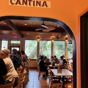 people sitting at tables