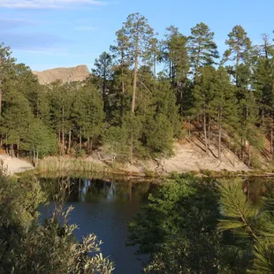 Evening sunset in May