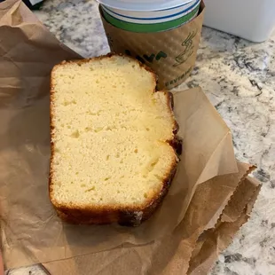 Lemon loaf was delish and mocha not too sweet ... Perfect!