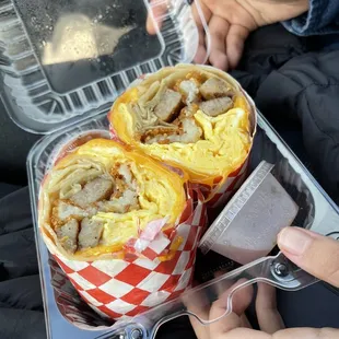 Breakfast burrito