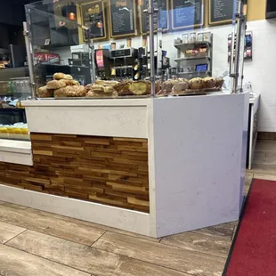 a view of the counter