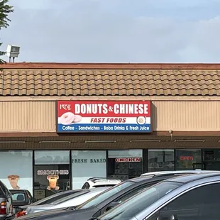 Rose Donuts and Chinese Fast Food