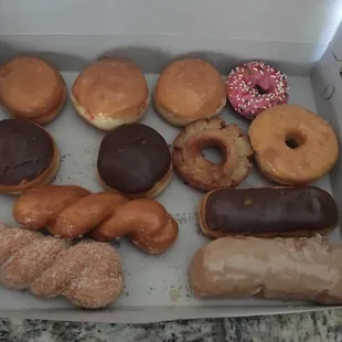 12 donuts for $9.50 looks very unappealing.