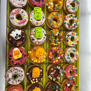 Rose Donuts have fancy designs for halloween costumes..please come and ask more details..place an orders or create your own custom..