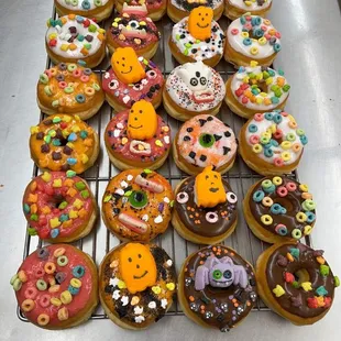 Rose Donuts have fancy designs for halloween costumes..please come and ask more details..place an orders or create your own custom..