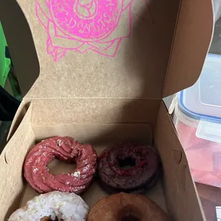 Tequila Lime, Rasberry Krueller, Chocolate, Glazed