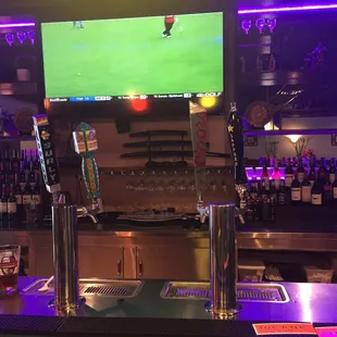 Bar with beer and wine