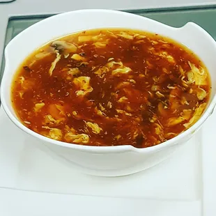 Hot sour soup.