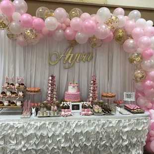 Dessert table