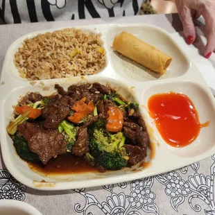 The food pictures are half eaten already, oops.