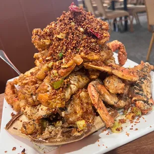 Salt and pepper crab