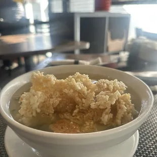 Seafood Sizzling Rice Soup