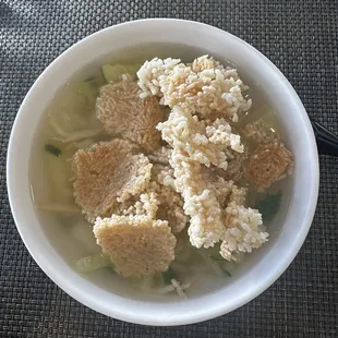 Seafood Sizzling Rice Soup