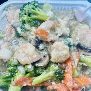 Prawns in Lobster Sauce