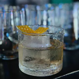 Craft cocktails for every taste bud. This Honey Gin mix will be sure to cool you down.