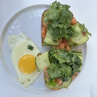 Salmon Avocado Toast