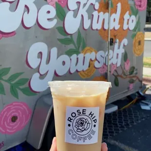 Pistachio Rose Latte