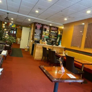 the interior of a restaurant