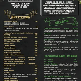 Menu - Page 1