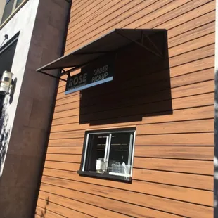 outside