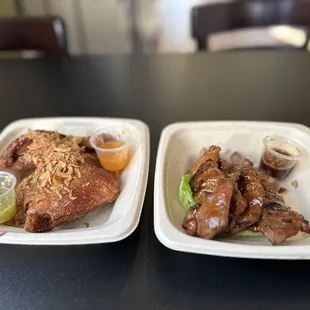 Hat Yai Fried Chicken / Grilled Skewers with Jaew Sauce