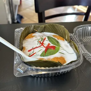 Hor Mok with Jasmine Rice