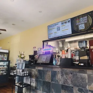 Inside the restaurant