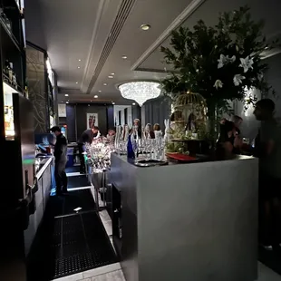 the interior of a restaurant