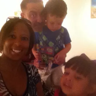 Checking out Dora the Explorer with the kiddos