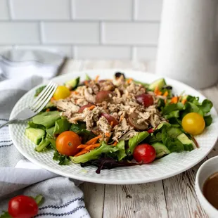 Freshly made grab and go salads and meals.
