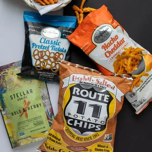 Gluten free and allergen friendly snacks.