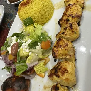 Chicken Kabob Plate
