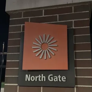 north gate sign