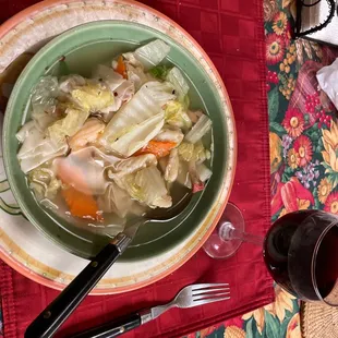 Leftover soup is great!