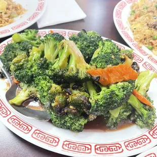 Broccoli with Black Bean Sauce - 5 stars